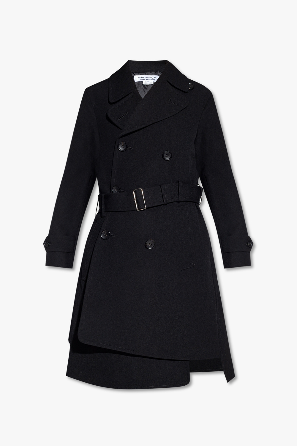 Black Wool trench coat CDG by Comme des Garçons - GenesinlifeShops KR